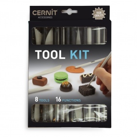 Tool kit for polymer clay Cernit