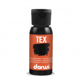 Peinture textile couleur noir - creall tex - 80 ml - Un grand marché