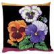 Silk scarves with preprinted gutta lines