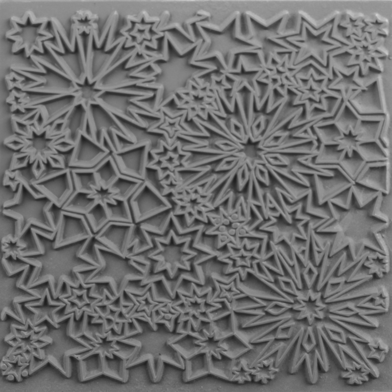 Cold Weather Cocoa Polymer Clay Texture Sheet