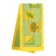 Silk scarves with preprinted gutta lines