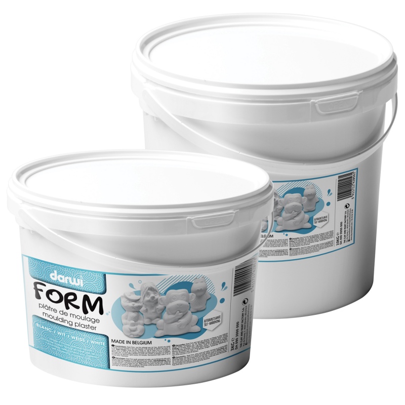 Form plaster of Paris