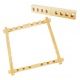 Adjustable wooden slotted frames